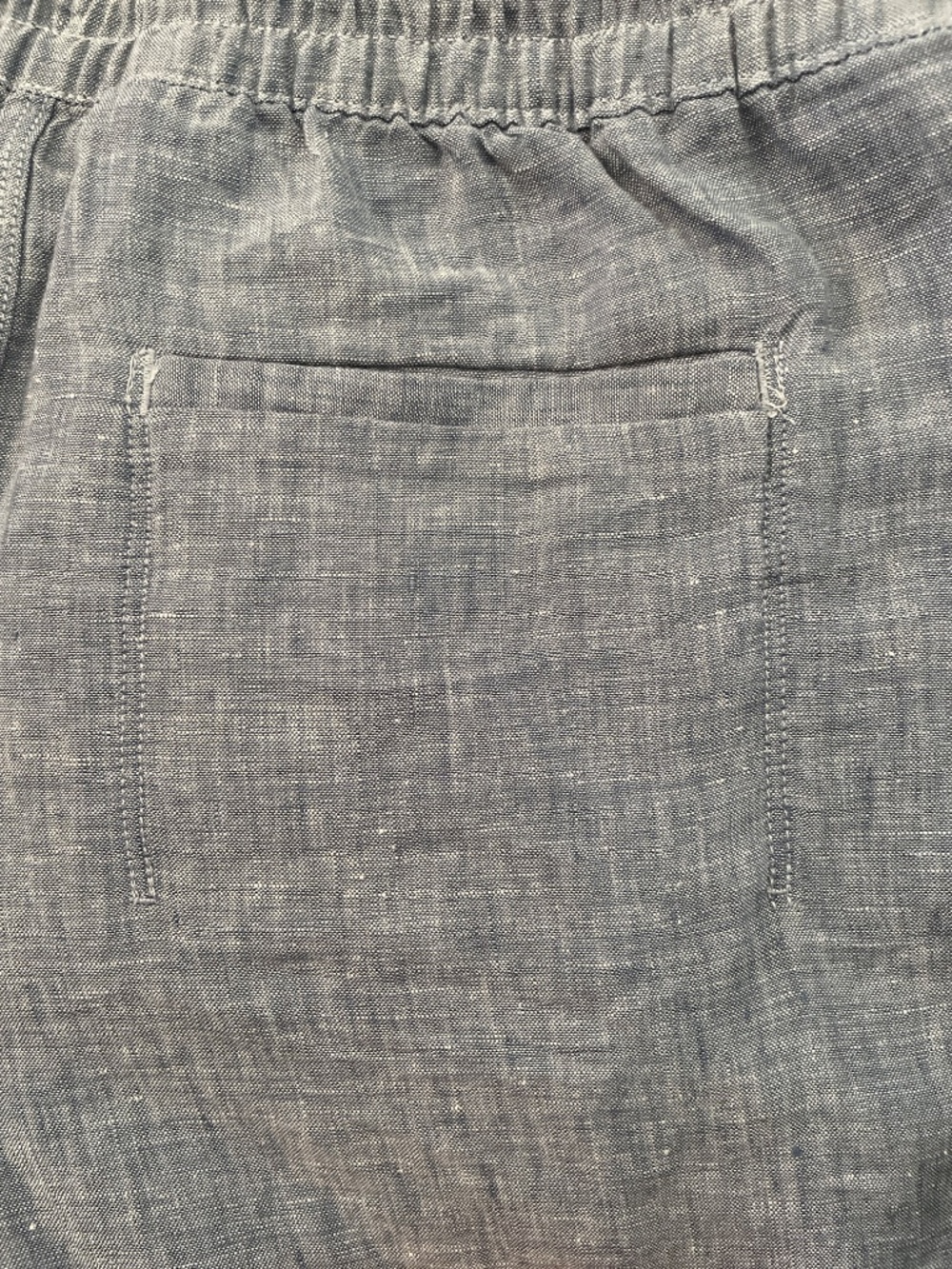 Athleta Retreat Linen Wide Leg Pants - Chambray Blue - Size 8 / Medium [NWOT] - Picture 10 of 12